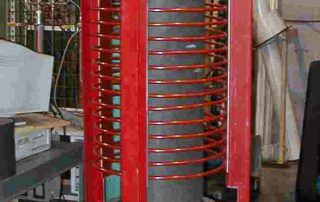 Custom-made induction heating coil