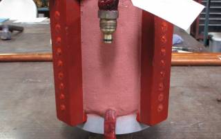 rebuilt induction coil for melting furnace