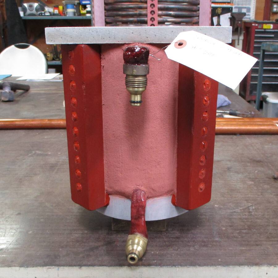 rebuilt induction coil for melting furnace
