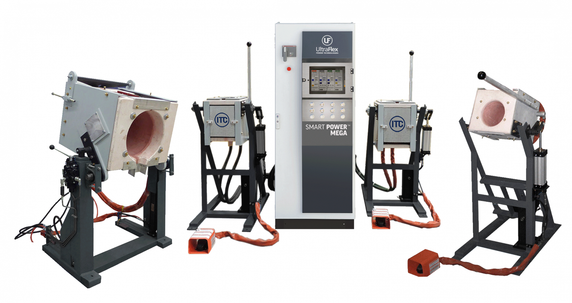 SmartPower MEGA with variety of ITC induction melting furnaces